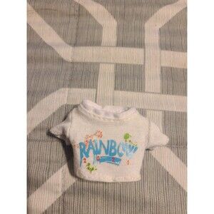 Rainbow High Doll Rockstars Tour Lyric Lucas Replacement White Crop Top T-Shirt